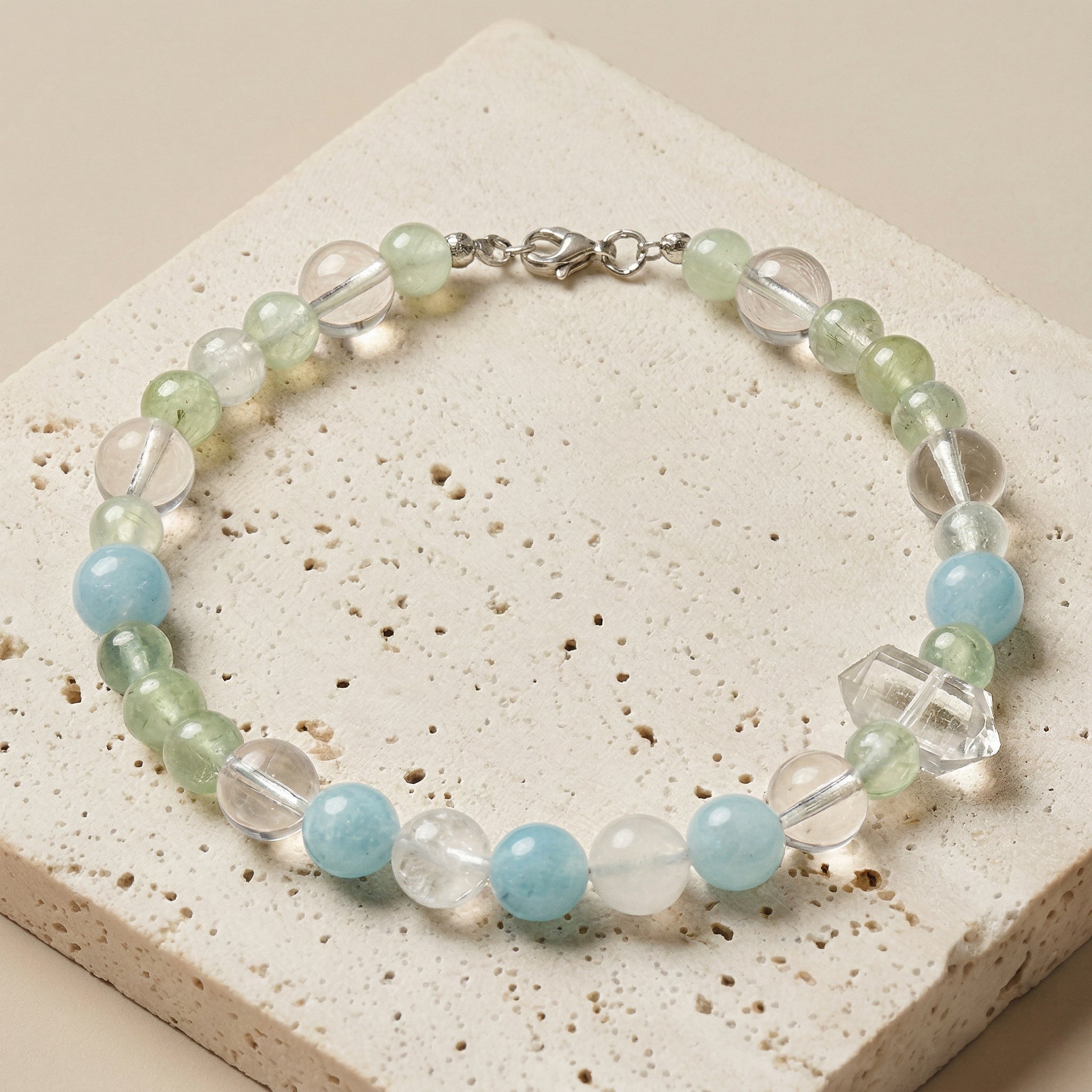 Blue Sky Heart Promise | Handmade Natural Crystal Pet Necklace