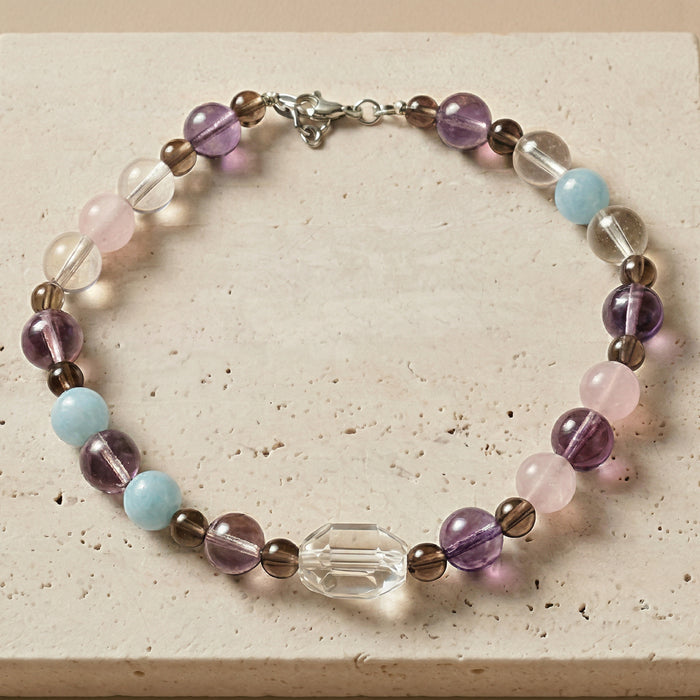 Galaxy Core | Handmade Natural Crystal Pet Necklace