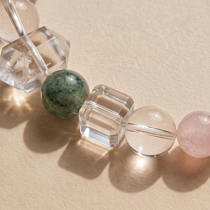 Crystal Heart Resonance | Handmade Natural Crystal Pet Necklace