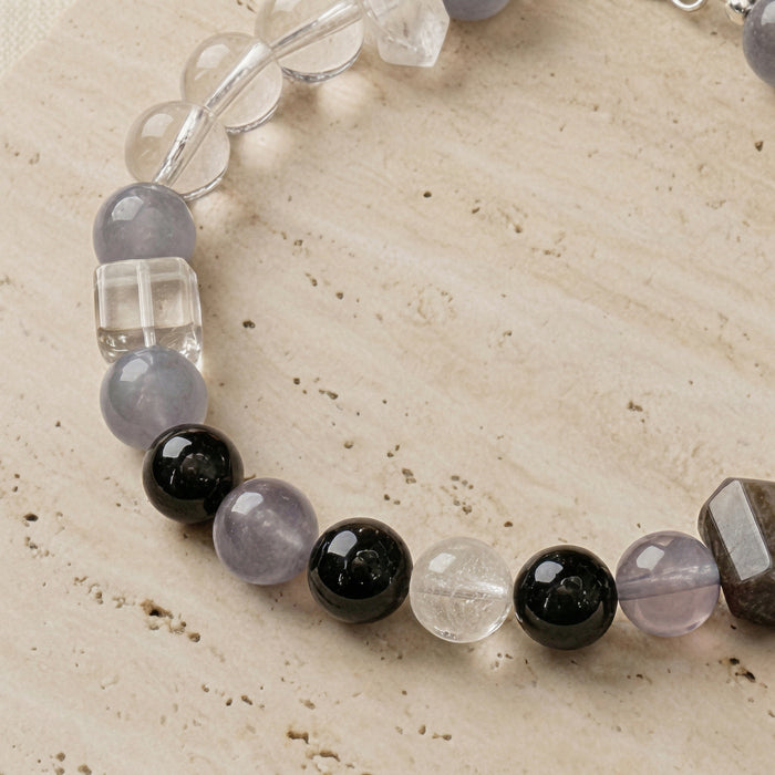 Violet Mist Guardian | Handmade Natural Crystal Pet Necklace