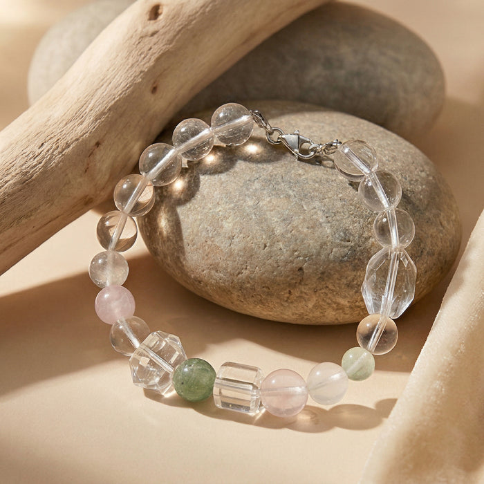 Crystal Heart Resonance | Handmade Natural Crystal Pet Necklace