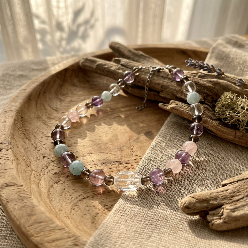 Galaxy Core | Handmade Natural Crystal Pet Necklace