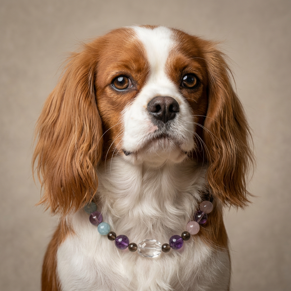 Galaxy Core | Handmade Natural Crystal Pet Necklace
