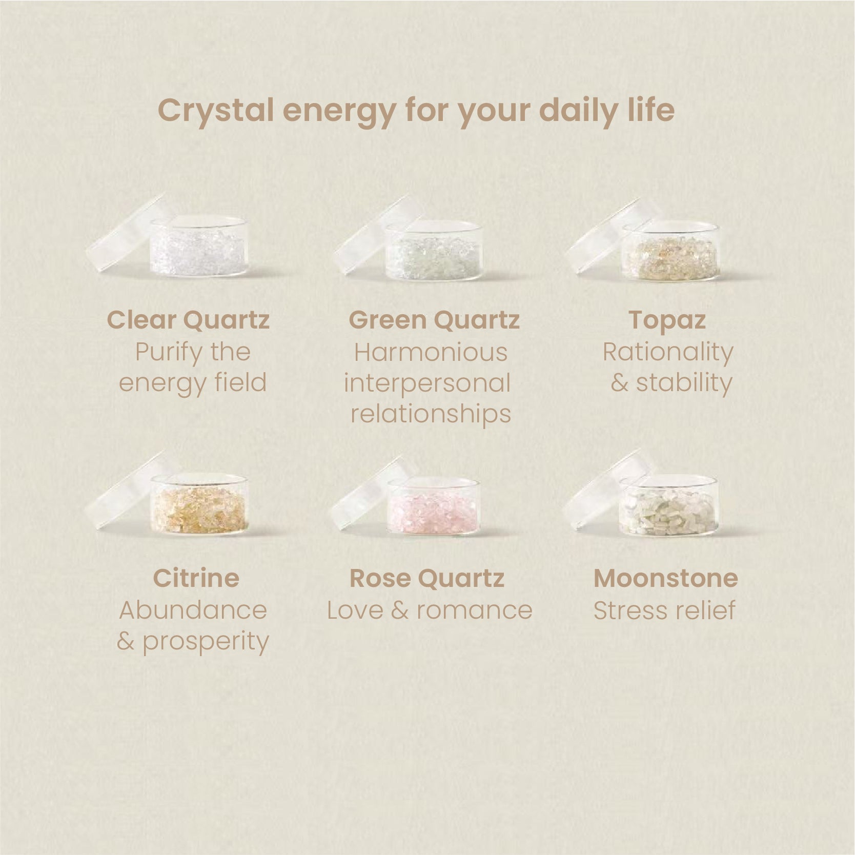 Natural Healing Crystal Chips for Home Harmony