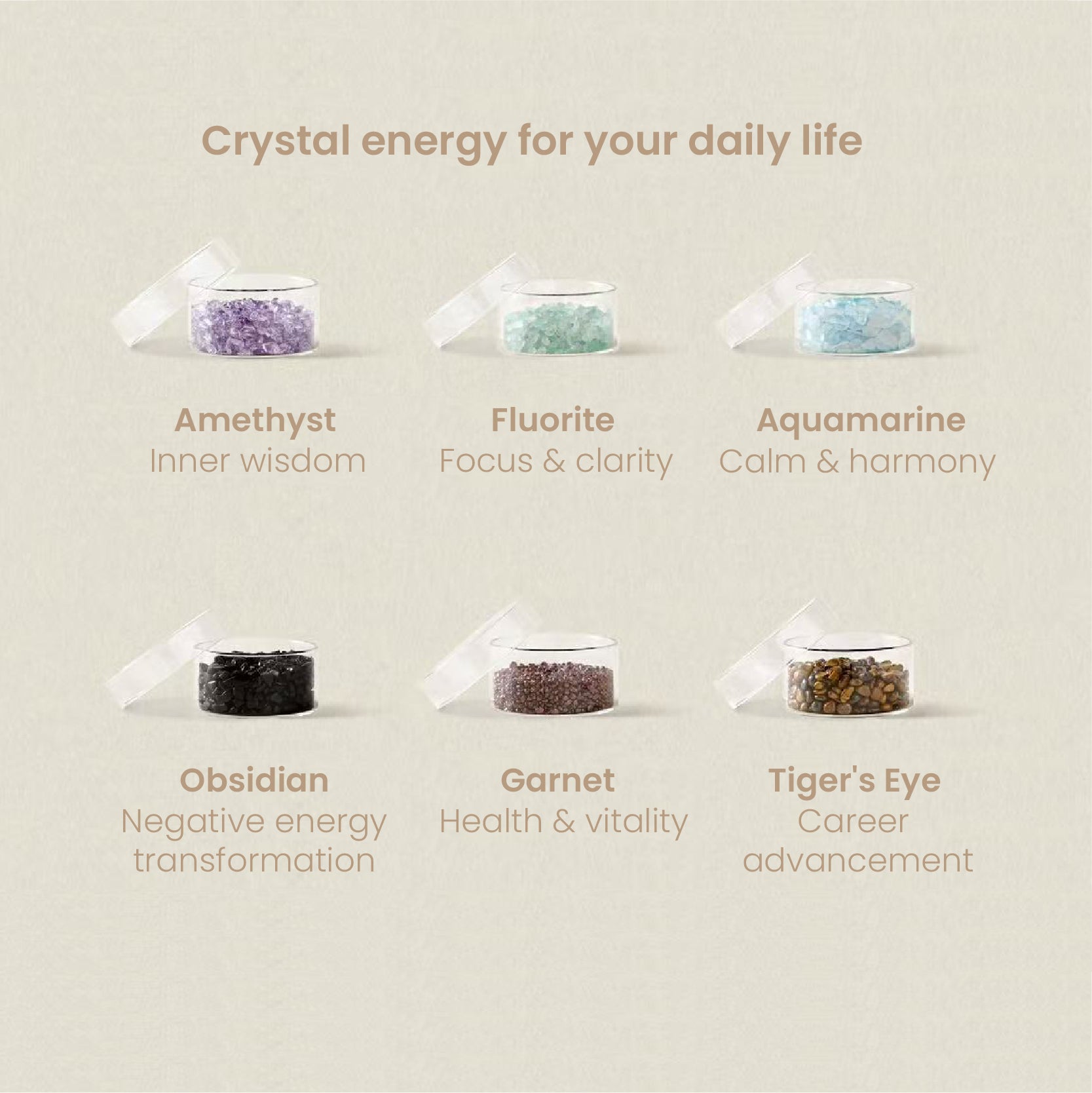 Natural Healing Crystal Chips for Home Harmony
