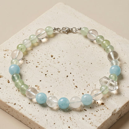 Blue Sky Heart Promise | Handmade Natural Crystal Pet Necklace
