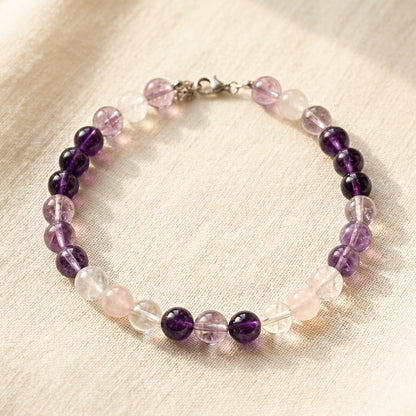 Misty Amethyst | Handmade Natural Crystal Pet Necklace