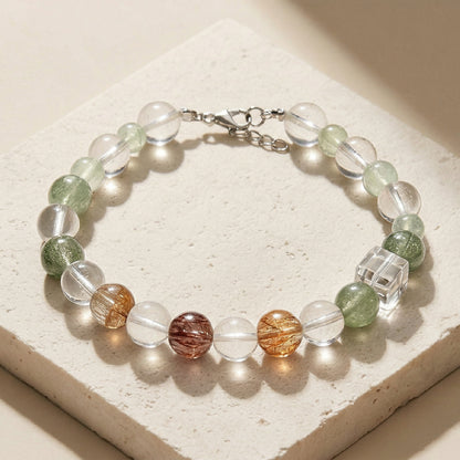 Forest Whisper Heart Link | Handmade Natural Crystal Pet Necklace