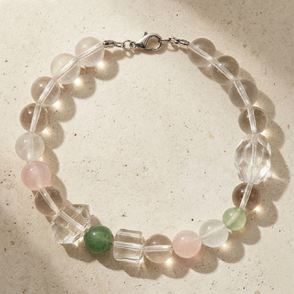 Crystal Heart Resonance | Handmade Natural Crystal Pet Necklace