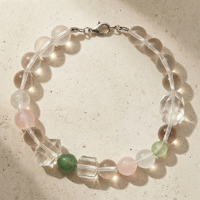 Crystal Heart Resonance | Handmade Natural Crystal Pet Necklace