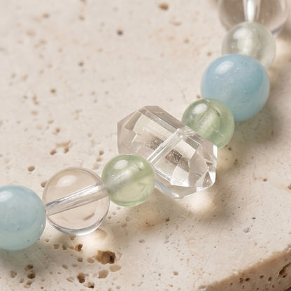 Blue Sky Heart Promise | Handmade Natural Crystal Pet Necklace