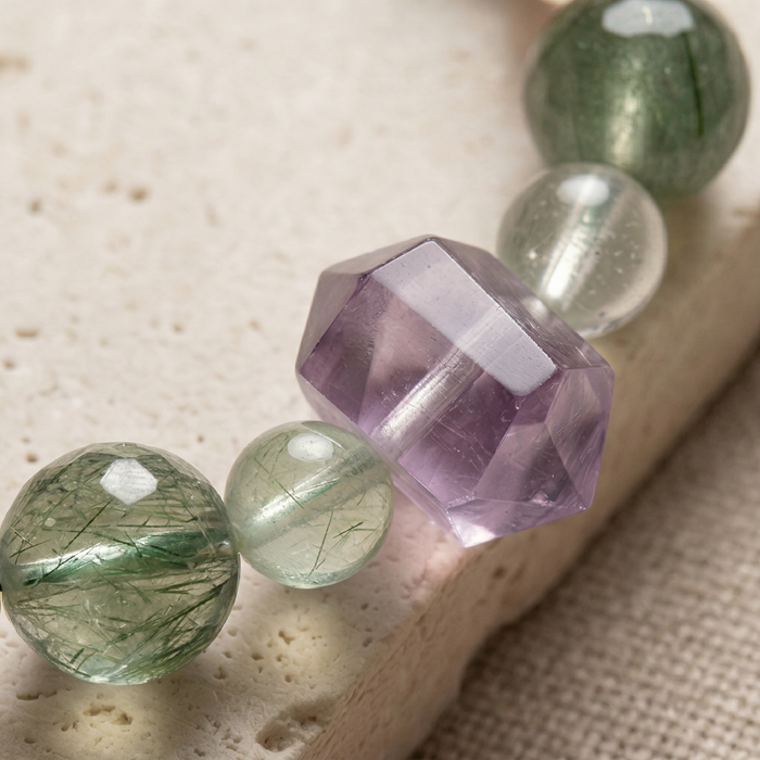 Purple Mist Heart Connection | Handmade Natural Crystal Pet Necklace