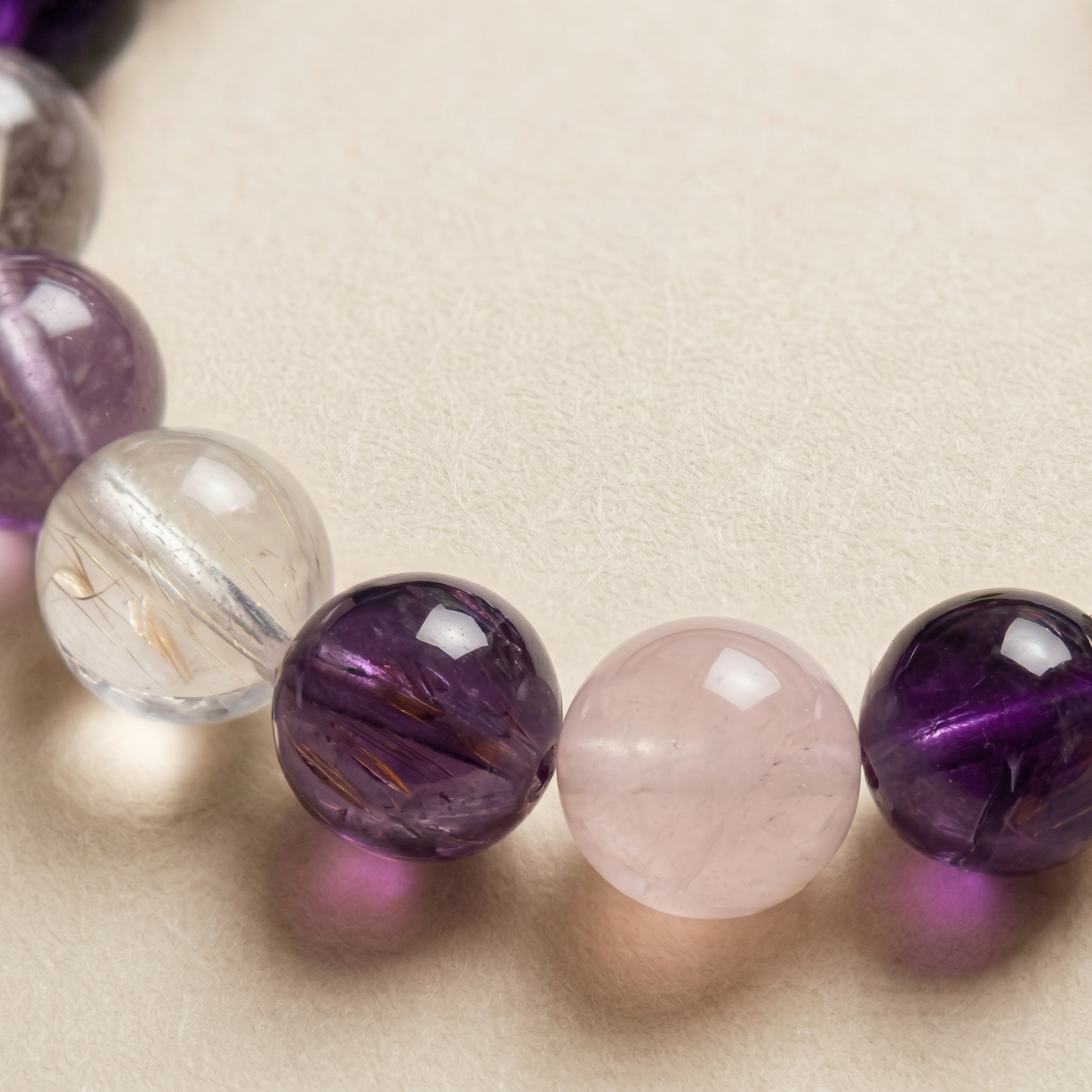 Misty Amethyst | Handmade Natural Crystal Pet Necklace