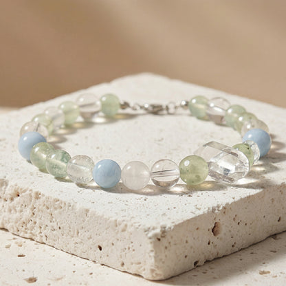 Blue Sky Heart Promise | Handmade Natural Crystal Pet Necklace