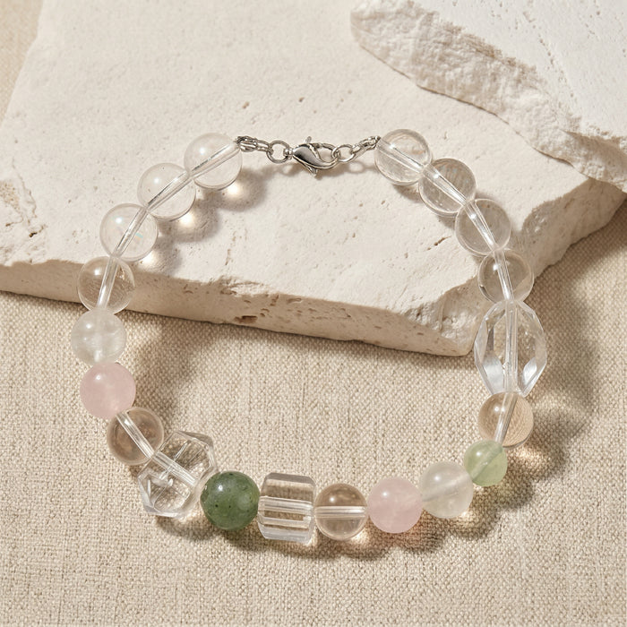 Crystal Heart Resonance | Handmade Natural Crystal Pet Necklace