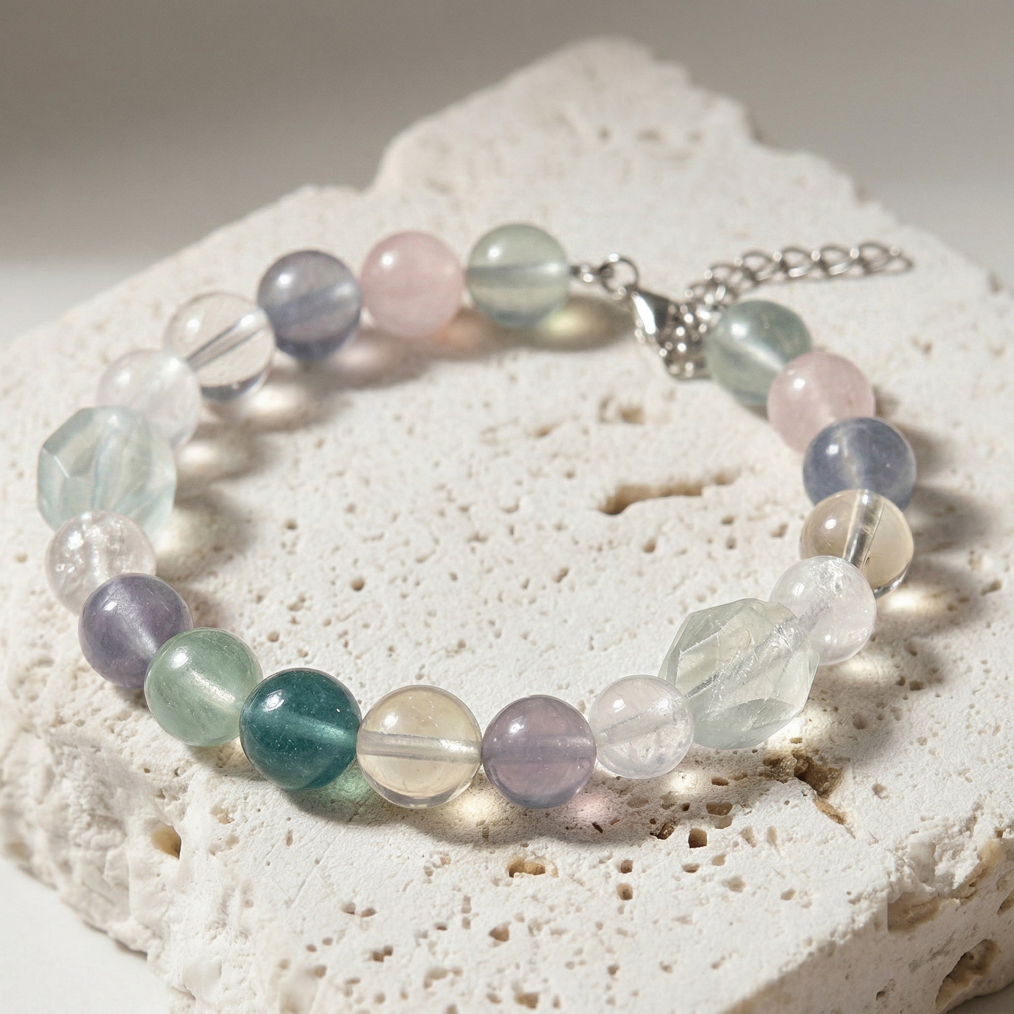 Pink Mist Dream | Handmade Natural Crystal Pet Necklace