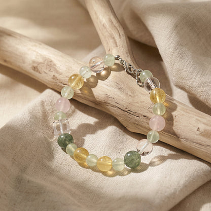 Clear Lime Dream | Handmade Natural Crystal Pet Necklace