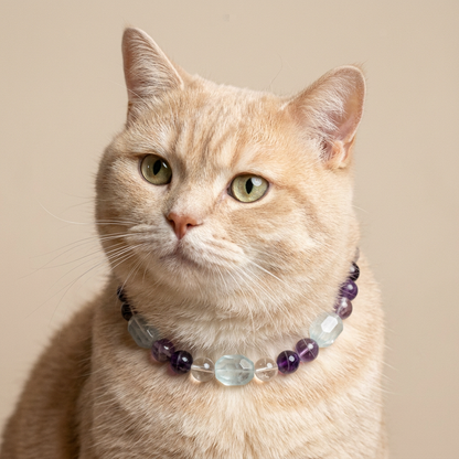 Prism Haven | Handmade Natural Crystal Pet Necklace