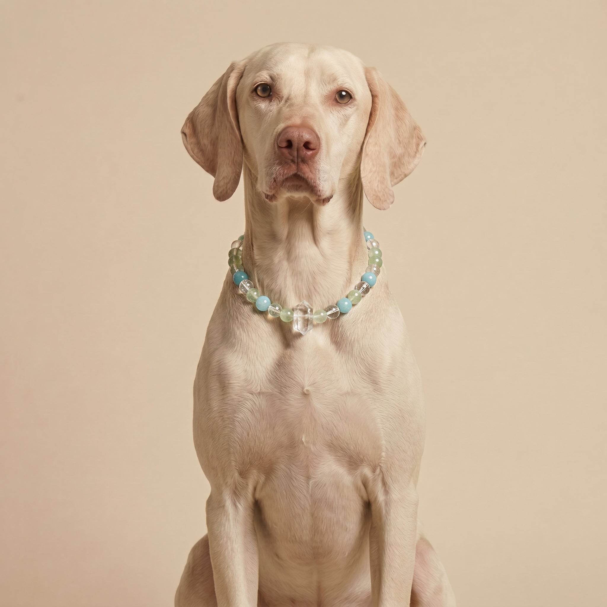 Blue Sky Heart Promise | Handmade Natural Crystal Pet Necklace