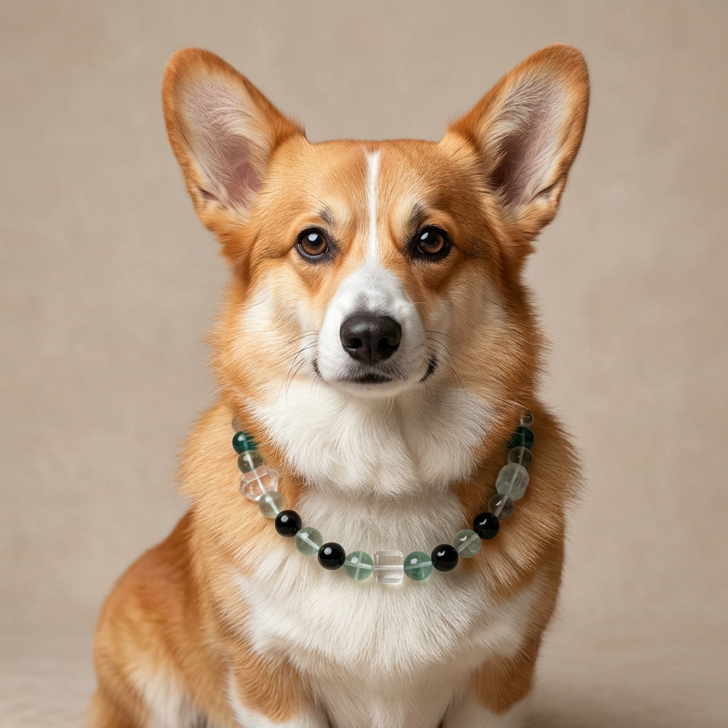 Azure Realm | Handmade Natural Crystal Pet Necklace