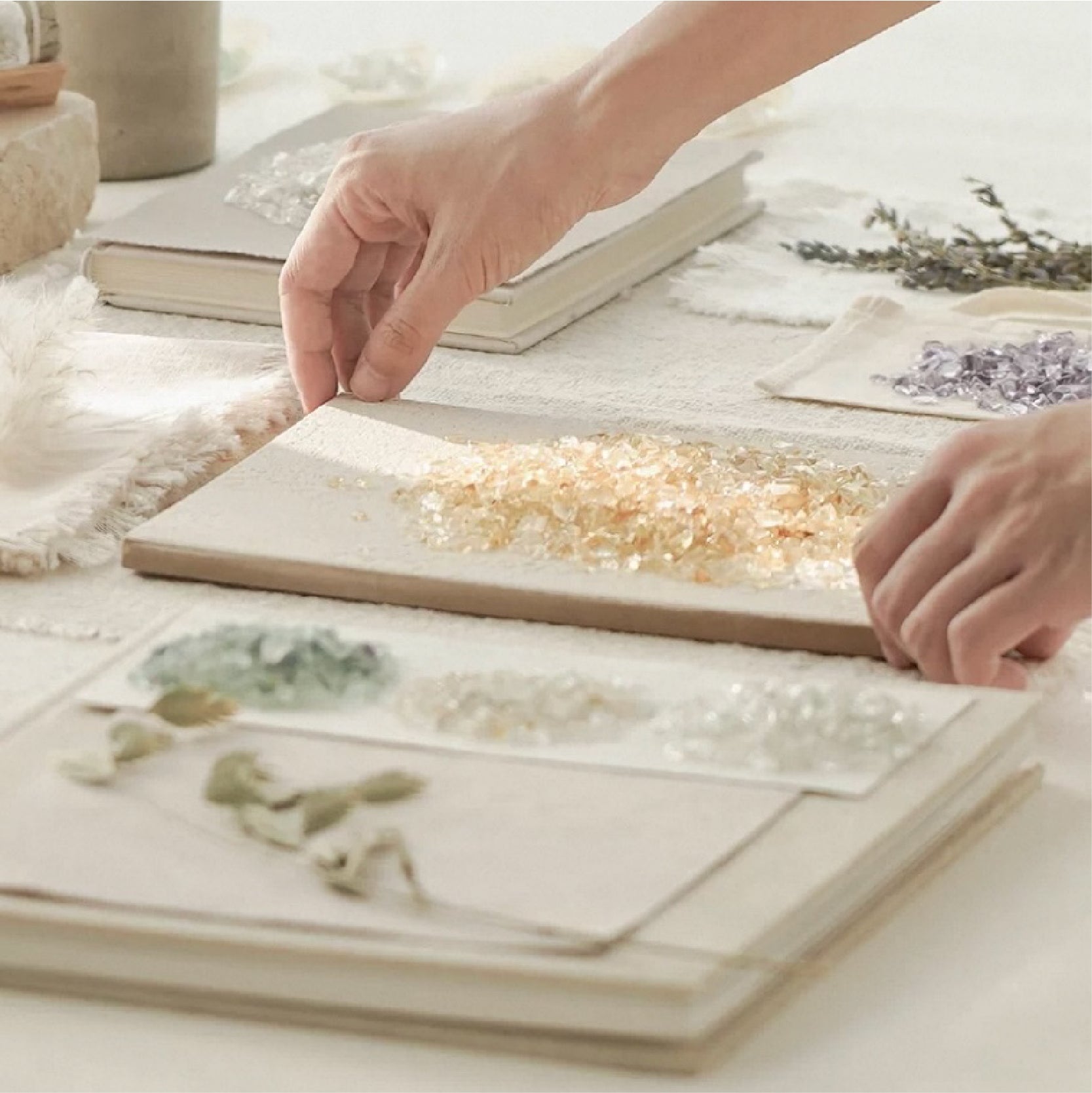 Natural Healing Crystal Chips for Home Harmony